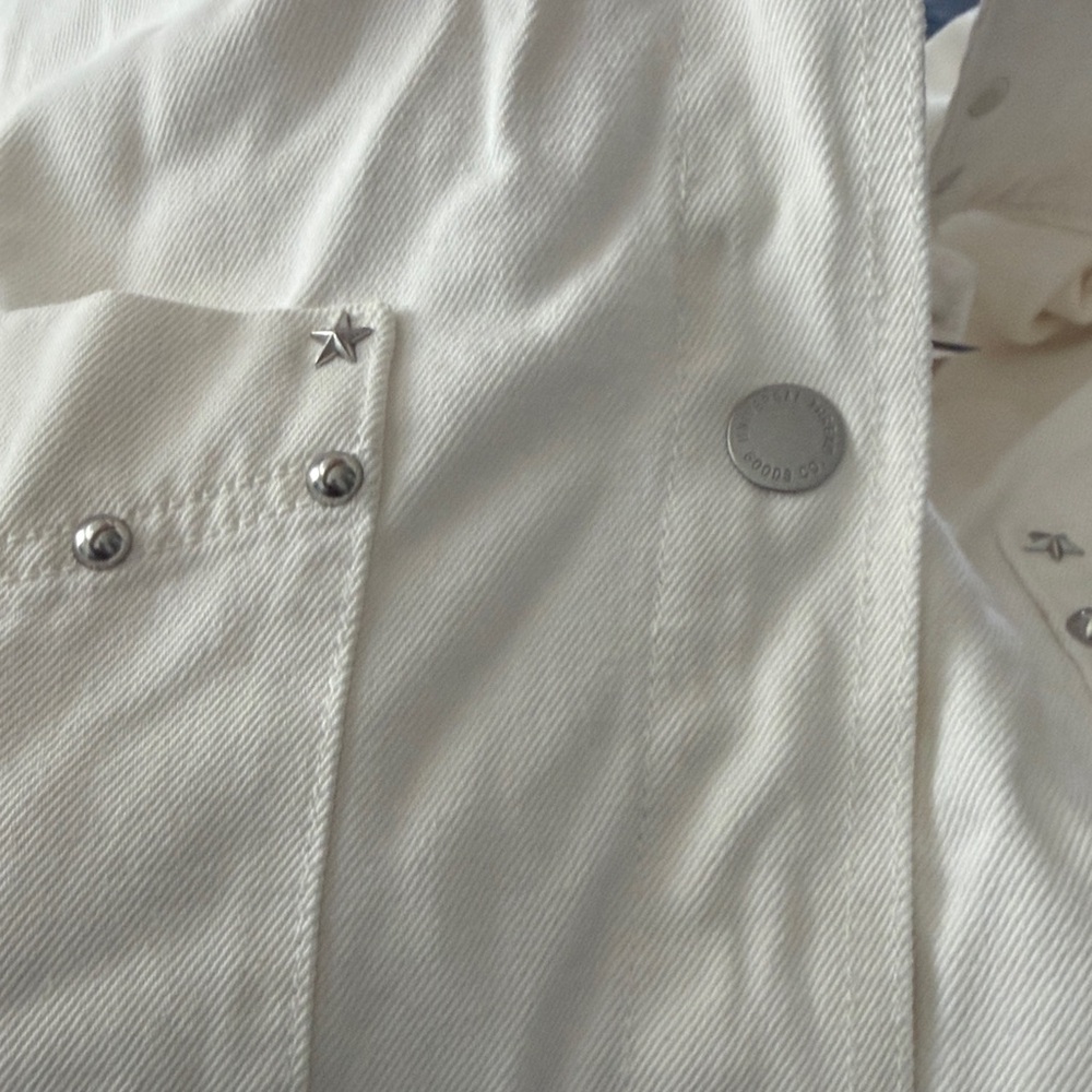 Universal Thread Cream Studded Utility Jacket NWT - image 7